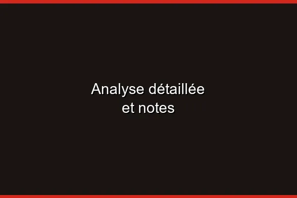 Analyse détaillée et notes